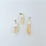 Dije pico c/e de Selenita Naranja - Imagen 2