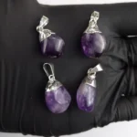 Dije rolado c/e Amatista Intensa - Imagen 2