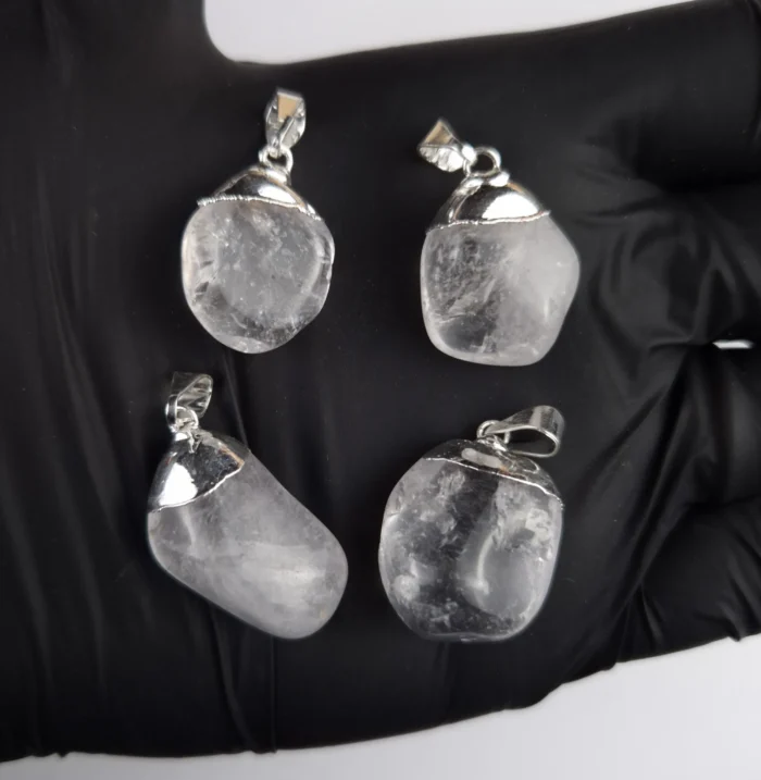 Dije rolado c/e Cuarzo Cristal - Imagen 1