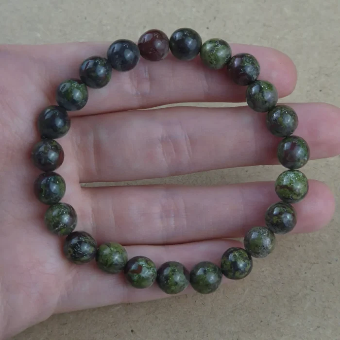 Pulsera 8mm de Heliotropo 2da - Imagen 1