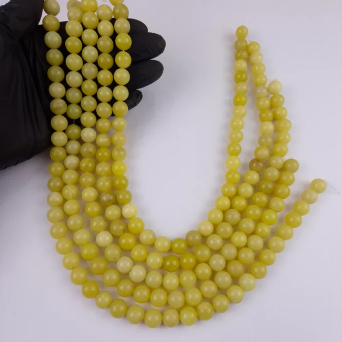 Tira 10mm de Jade limón - Imagen 2