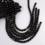 Tira 10mm de Obsidiana dorada - Imagen 2