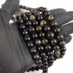 Tira 10mm de Obsidiana dorada