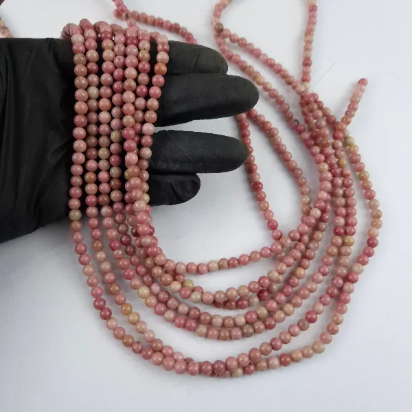 TES4MM 92 Tira 4mm de Rodonita rosada - Imagen 1