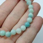 Pulsera 6mm de Amazonita Blue - Imagen 2