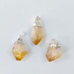 Dije pico c/e de Citrino 1era calidad - Imagen 2