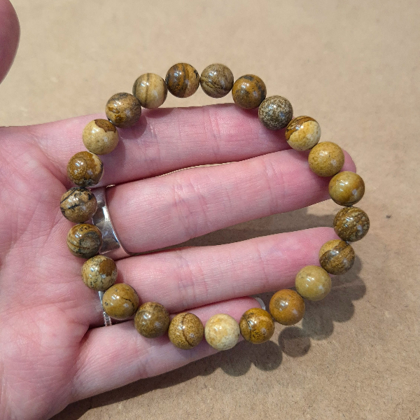 Principal Pulsera 8mm de Jaspe Picturer - Imagen 1