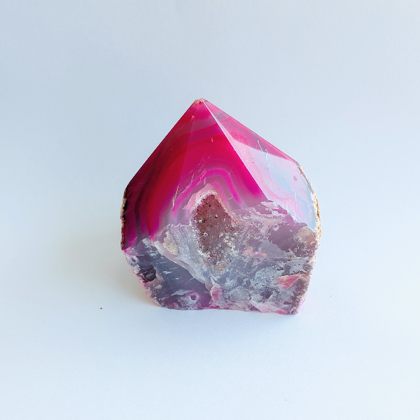 Principal Punta rustica de Ágata Rosa - Imagen 1