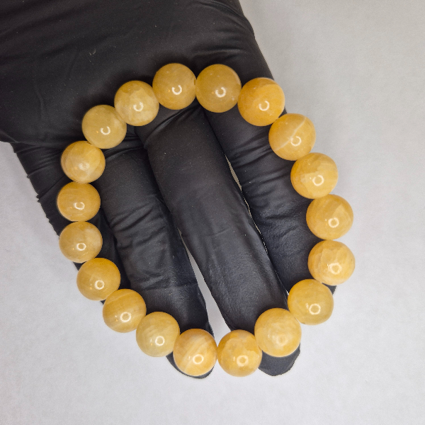 Principal Pulsera 10mm de Calcita amarilla - Imagen 1