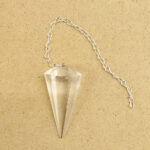 Pendulo facetado de Cuarzo Cristal - Imagen 2