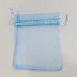 Bolsa Organza Celeste Grande - Imagen 2
