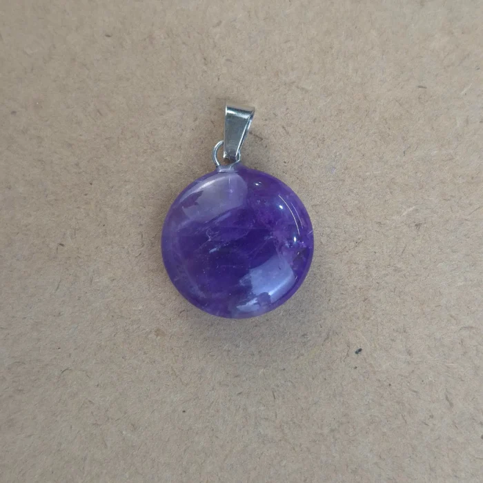 Dije Circular de Amatista - Imagen 1