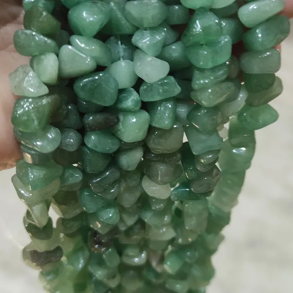 E_8-12M 46 Collar escalla 8-12mm de Cuarzo verde - Imagen 1