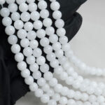 Tira 6mm de Jade blanco craquelado