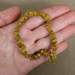 Pulsera escalla de Jaspe Amarillo