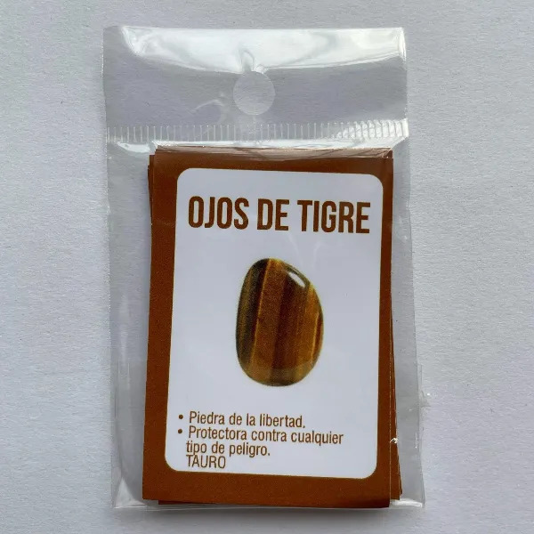 CARPR80 Cartel propiedades de Ojo de tigre - Imagen 1