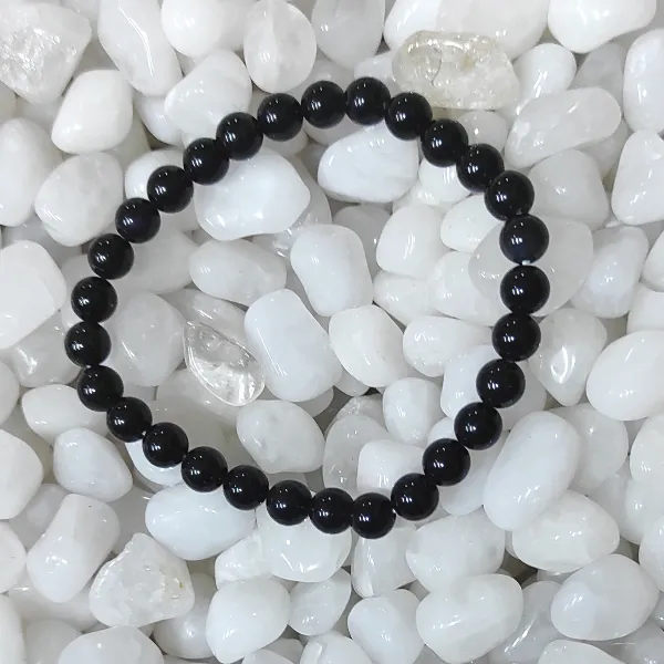 PU6MM 77 Pulsera 6mm de Obsidiana negra - Imagen 1