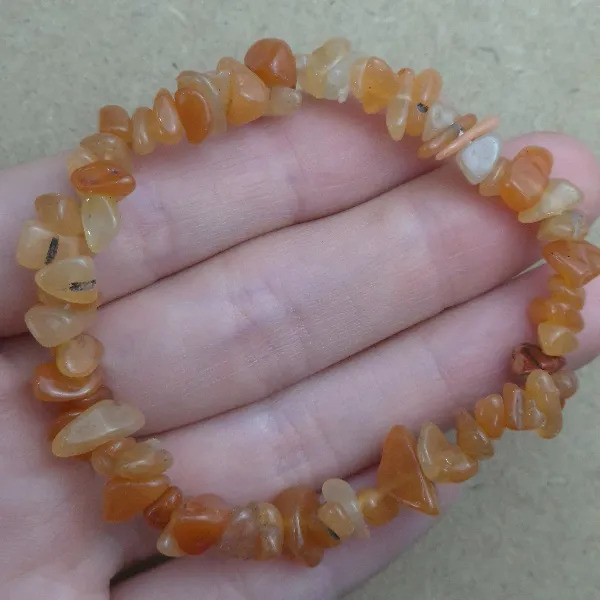 PUESC 34 Pulsera escalla de Cornalina - Imagen 1