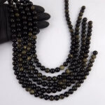 Tira 10mm de Obsidiana dorada - Imagen 2