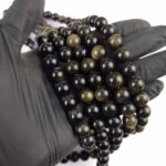 Tira 10mm de Obsidiana dorada