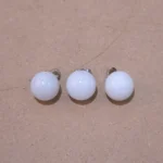 Dije esfera 14mm de Cuarzo blanco