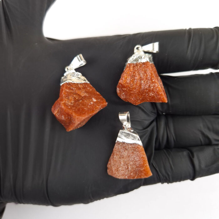 Dije bruto c/e de Piedra del sol Sintética - Imagen 2